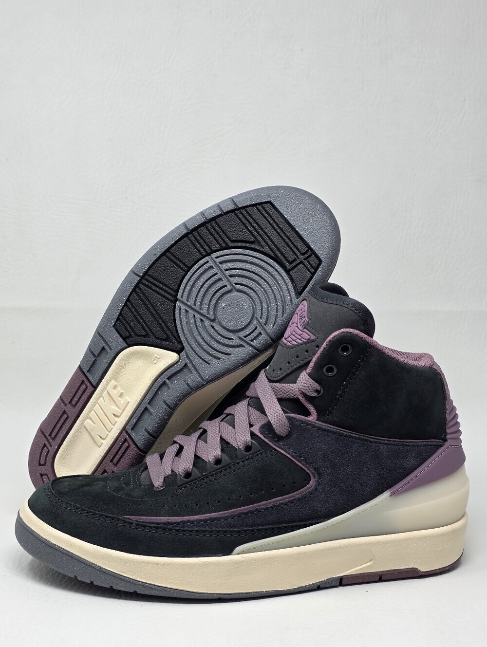 Air Jordan 2 Retro Women's Size 6.5 US Black Suede Shoes DX4400-005 New